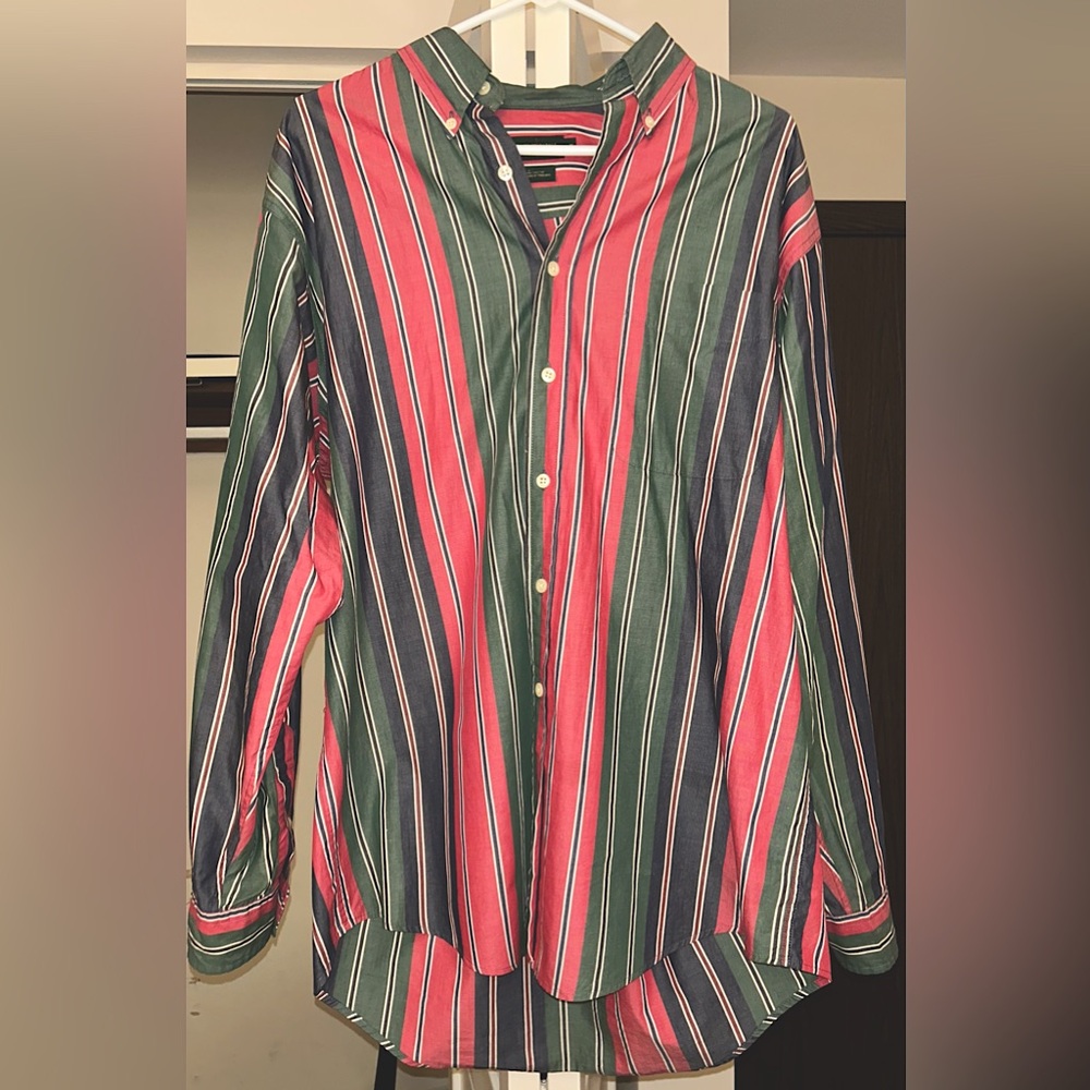 90’s J.Crew Striped Button Up